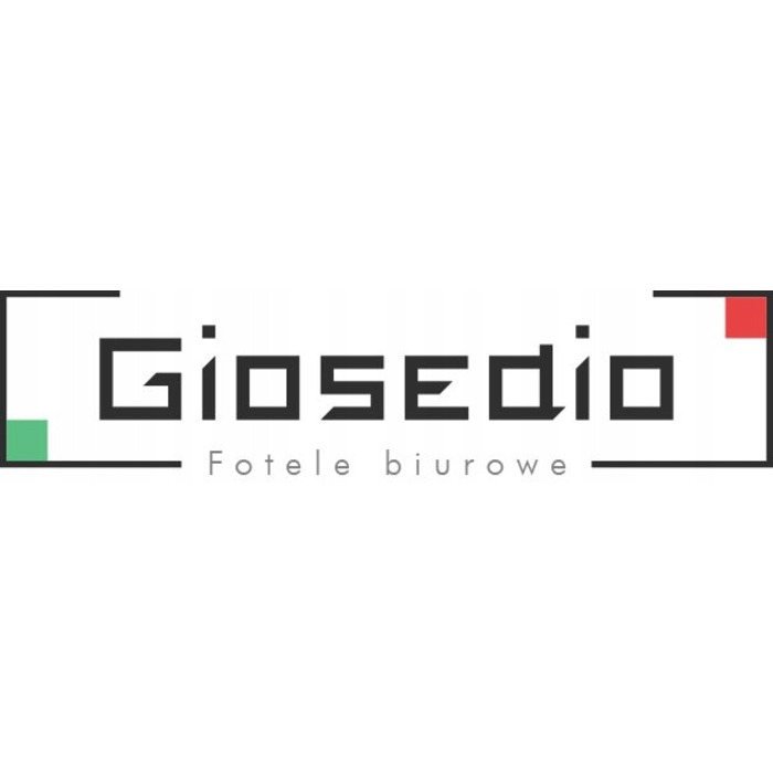 Ергономічне офісне крісло GIOSEDIO з підставкою для ніг та поперековою підтримкою, чорне