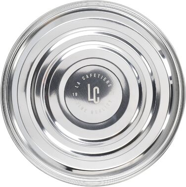 Кавоварка La Cafetière для лате з дерев'яною ручкою, 2.5 л, нержавіюча сталь, кремового кольору