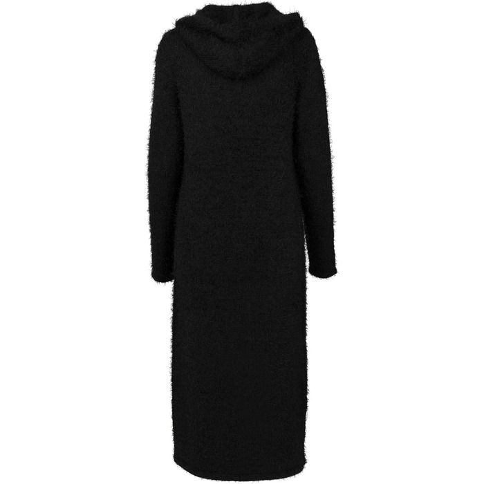 Кардиган жіночий Urban Classics з капюшоном та пір'ям, чорний