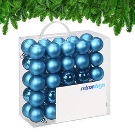 Relaxdays Set of 50 Christmas Baubles