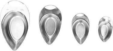 EVTSCAN Measuring Cups, 4-Piece Set, Stainless Steel Measuring Spoons, Measuring Cups Kitchen Cooking Utensil for Bakery Home
