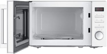 Мікрохвильова піч Comfee CMSN 20di біла: 20л, 700W, LED-дисплей, 8 меню, таймер, внутрішнє освітлення