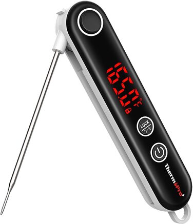 ThermoPro TP18 Цифровий термометр для м'яса з магнітним кріпленням, для приготування на грилі, барбекю, кухні