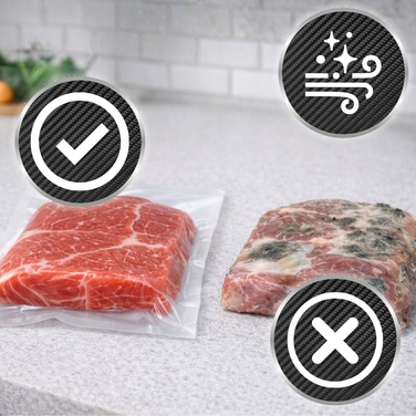 Автоматичний вакууматор для продуктів з набором плівок