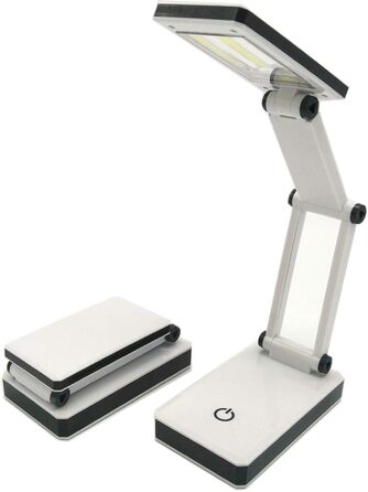 LED лампа для столу мобільна, складна, 3 режими яскравості – ідеально для подорожей