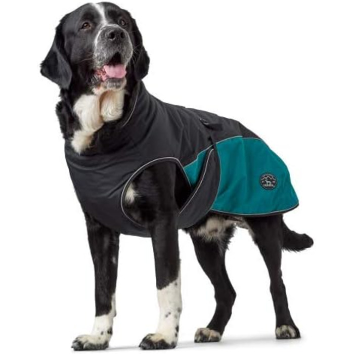Hunter UPPSALA ALLROUNDER Dog Coat, 2-in-1, Detachable Fleece Lining, Water-Repellent, Size 55, Anthracite/Petrol 55 Anthracite/Petrol