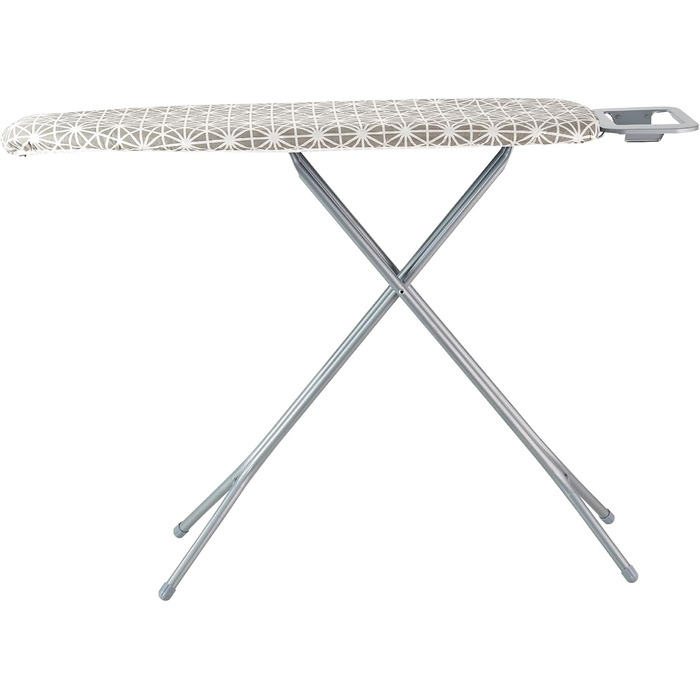 Гладильна дошка з парогенератором VEVOR, 2 шт., з підставкою для праски, розкладний стіл з 4 шарами, 1100 x 334 мм, 7 рівнів висоти (715–915 мм), вантажопідйомність 20 кг, бежевий