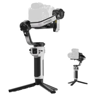 ZHIYUN Weebill 3E Gimbal - Стабілізатор для DSLR та бездзеркальних камер, 3-осьовий, 3кг вантажопідйомність, вертикальна зйомка, Bluetooth, сірий