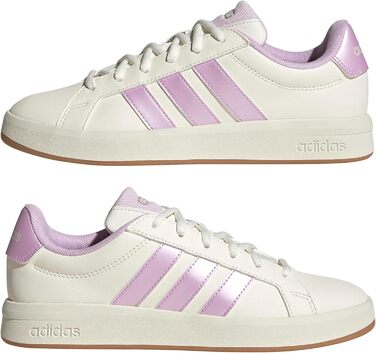 Жіночі кросівки Adidas Grand Court Base 3.0, розмір 43 1/3 EU, білий, лавандовий, білий