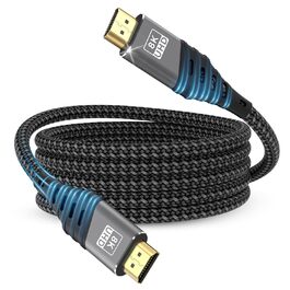 HDMI 2.1 кабель Ultra 48Gbps HighSpeed 8K@60Hz 4K@120Hz 5 метрів - підтримка eARC, HDCP 2.2/2.3, DTS:X, Atmos, PS5/4/3, HDTV, Xbox Series X/S, PC, Mac