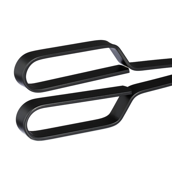 Relaxdays Long Steel Fireplace Tongs