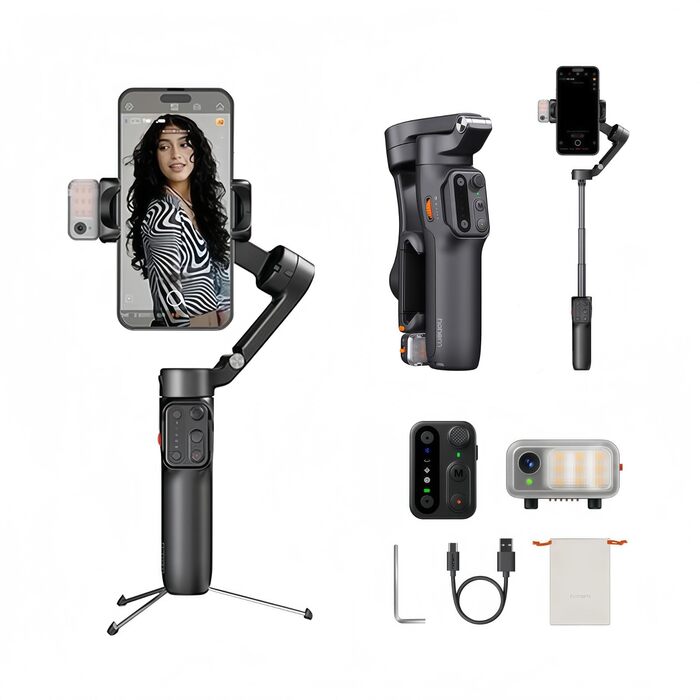 Штатив-стабілізатор Hohem iSteady V3 для смартфона: AI-трекінг, віддалений пульт, екран 1.22