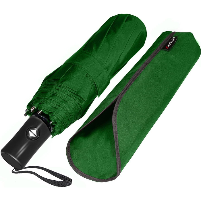 Вітростійкий туристичний парасолька SIEPASA, компактний автоматичний парасолька для подорожей, маленький та портативний