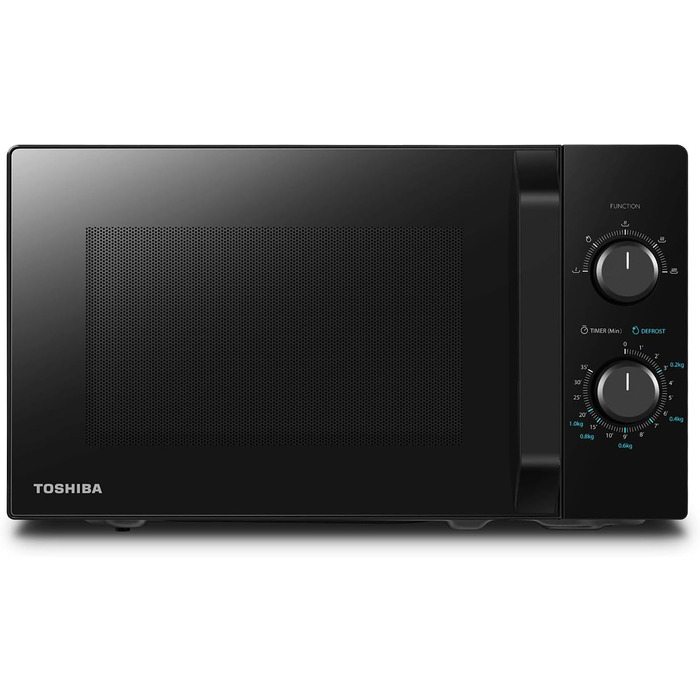 Мікрохвильова піч Toshiba MW2-MM20PF(BK) 20L, 800W, Чорна