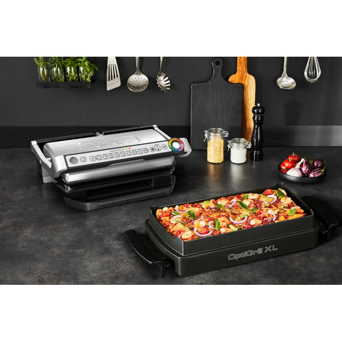 Електричний контактний гриль Tefal Optigrill+ XL GC724D12, 2000 Вт