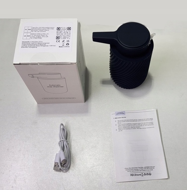 Автоматичний дозатор для мила з сенсором — чорний, 300 мл