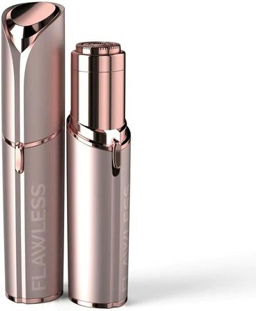 Епілятор Finishing Touch Flawless Face для жінок: безболісне видалення волосся на обличчі та тілі, гіпоалергенний, з 2 змінними насадками, USB-зарядка