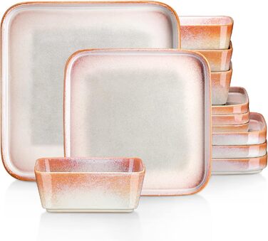 Набір посуду vancasso NEBULA з 12 елементів (4 сервізи), керамічний, для 4-12 осіб