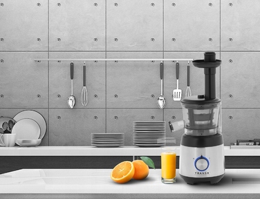 Вертикальна повільна соковижималка Transa Electronics JuiceWell, 400 Вт