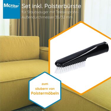 Набір фільтрів та насадок McFilter для пилососів Miele Blizzard CX1 PowerLine (12 шт.)