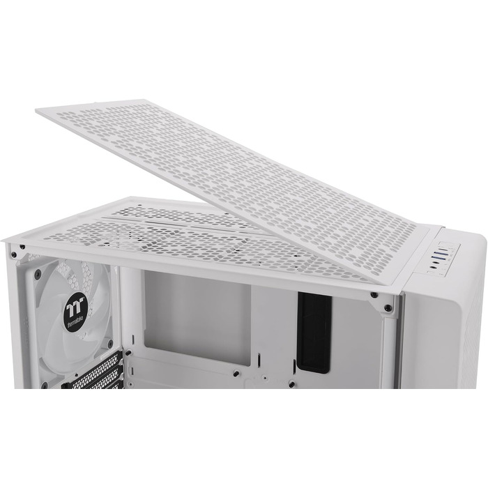 Корпус для ПК Thermaltake Ceres 300 TG ARGB Snow, Mid-Tower, ATX/E-ATX, 3x140мм вентилятори, загартоване скло, підтримка радіатора 360мм, білий