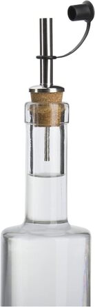 Виливники для пляшок Westmark 2 шт. (спирт, олія, оцет), нержавіюча сталь, корк, з повітряною трубкою, з петлею, сріблясті