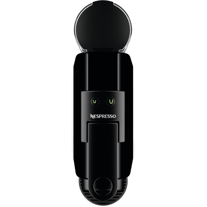 Кавова машина капсульна Nespresso De'Longhi EN 85.B Essenza Mini, 19 бар, 1370 Вт, 0.6 л, компактна, чорна, без спінювача молока, Welcome Set з капсулами різних смаків