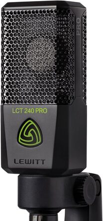 Конденсаторний мікрофон LCT 240 PRO XLR для вокалу, інструментів, подкастів та стрімінгу - професійний звук. У комплекті: мікрофонна стійка, поп-фільтр, кейс