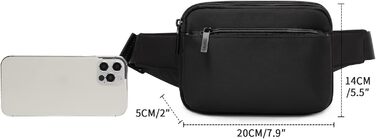 Поясна сумка TYNAT T201 сірого кольору, ультралегка, для туризму та спорту (чоловіча/жіноча)