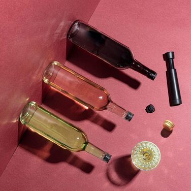 Stainless Steel Wine Aerator - Perfect Wine Aroma Enhancement - Aeration – Longer Fresh Wine. BPA - BPS Free, Dishwasher Safe, Ideal for Wine Lovers with Gift Box (Wine Pump)