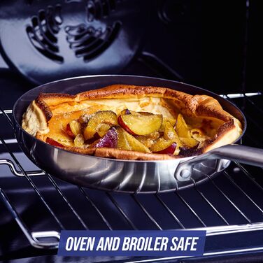 Набір посуду Blue Diamond Cookware 15 предметів: сковороди, каструлі з нержавіючої сталі з алмазним покриттям, антипригарні, індукційні, придатні для миття в посудомийній машині та духовці, без PFAS, багатошарові, срібні