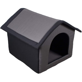 SunnyDogs Grey Fabric Dog House - L 64 x 57 x 60 cm