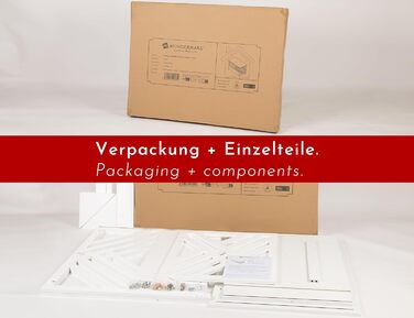 Дерев'яний вольєр для собак, 90x60 см, білий - ідеально для дому та квартири