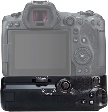 Батарейний хват BG-R10 для Canon EOS R5, R5C, R6, R6 Mark II: синхронізація функцій, 2 LP-E6/N/NH