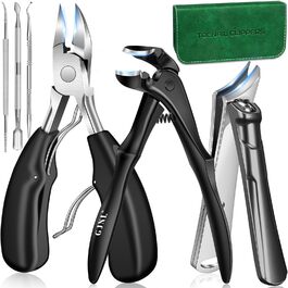 Професійний нігтеріз для літніх людей та чоловіків з товстими нігтями, 16 мм/37 мм ширина отвору, Heavy Duty, кутова заточка 45 градусів, для врослого нігтя