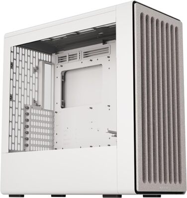 Корпус ПК HAVN Midi-Tower з 3 вентиляторами, Top Airflow, Tempered Glass (білий)