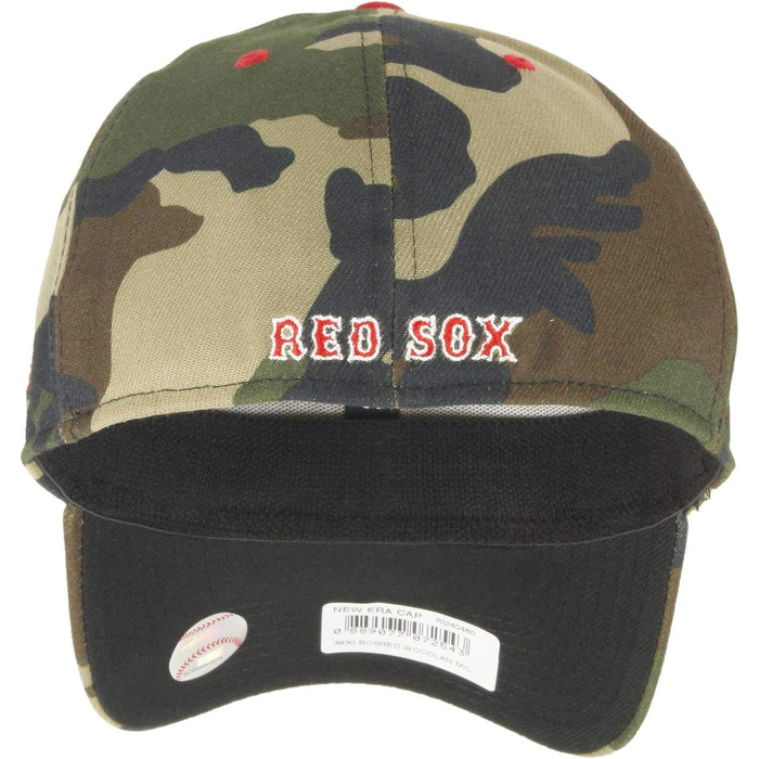 Кепка New Era MLB Red Sox 39Thirty Basecap Boston - Бейсболка (M-L, Червона)