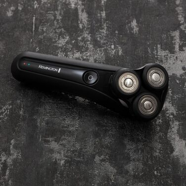 Електричний голчастий верстат Remington X5 для чоловіків [для сухого та вологого гоління] з поворотним голівкою 360°, тримером, PowerSense, акумулятором та USB-зарядкою (замінний гол. блок XR1750)