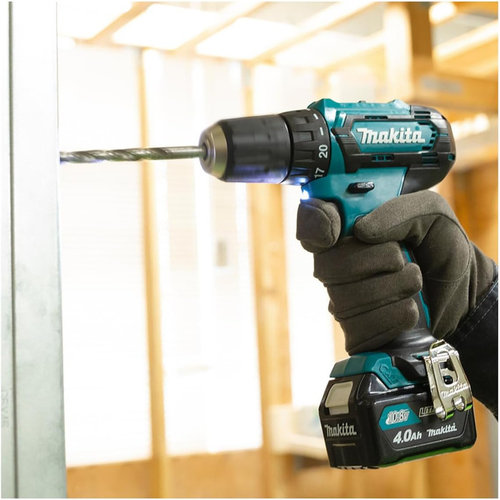 Акумуляторний дриль-шуруповерт Makita DF333DSAE 12V, 2.0Ah, 2 акумулятори + зарядний пристрій у транспортному кейсі, чорний, синій