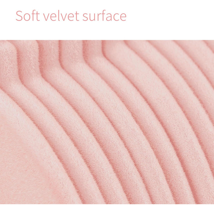 Плечики для дитячого одягу ManGotree з велюру, 30 шт, рожеві. Плечики для дитячого одягу з обертовим гачком, спеціальний дизайн для дитячої та дитячої одягу.