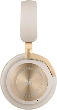 Bang & Olufsen Beoplay HX – Бездротові навушники Bluetooth з шумозаглушенням, до 40 годин роботи, 6 мікрофонів, золотий колір