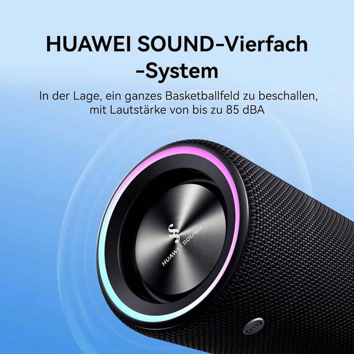 HUAWEI Sound Joy 2: Портативна Bluetooth колонка, IP67, стереозвук, чорна