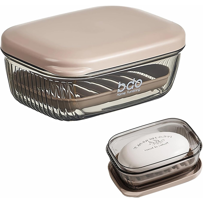 Подорожня мильниця з піддоном для води: мильниця для подорожей, мильниця для ванної кімнати, мильниця для миття рук