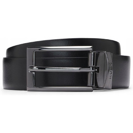 Чоловічий шкіряний ремінь HUGO BOSS, чорний, р. 105