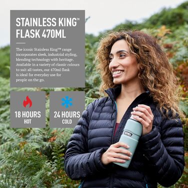 Kleine King Stainless Steel Thermos - 470ml - Hot & Cold