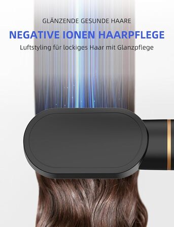 Набір Airstyler 5 в 1: фен-щітка, локони, об'єм, випрямлення. Підходить для сушіння та укладки волосся. (EU штекер)