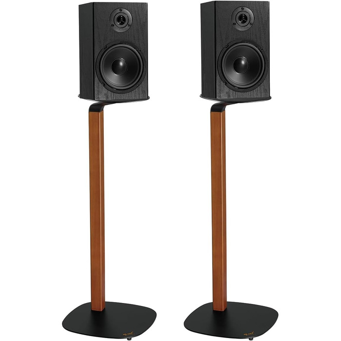 Стійки для акустичних систем my wall HS20L (комплект 2 шт.), висота 78,1 см, витримують до 10 кг, зі спіками та гумовими накладками для килимів та твердих підлог