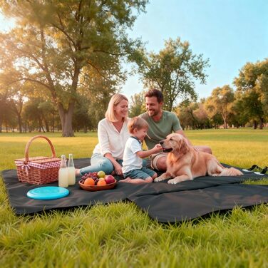 Захист для багажника автомобіля Alfheim для собак - водовідштовхуючий та легкий у догляді - універсальний. Чорний килимок для багажника з захистом краю вантажного отвору.