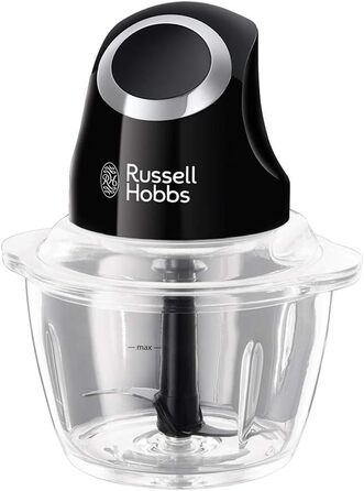 Електричний міні-подрібнювач Russell Hobbs Zerkleinerer 24662-56 (500мл, скло, чорний)