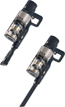 Бездротовий пилосос Cecotec Conga Rockstar 5500 Hurricane Station Flex Max з самостійною станцією очищення, 220AW, 700W, 90 хв роботи, антизаплутана щітка, гнучкий шланг, циклонна технологія